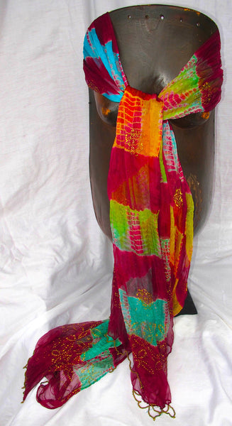 Multi Color Shawl (Maroon)