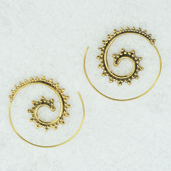 Indian Brass Earrings - BS-B506
