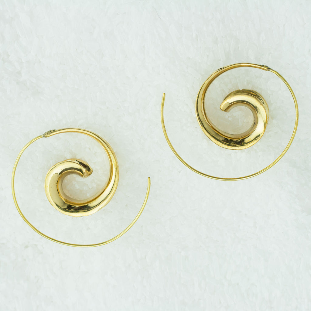 Indian Brass Earrings - BS-B13