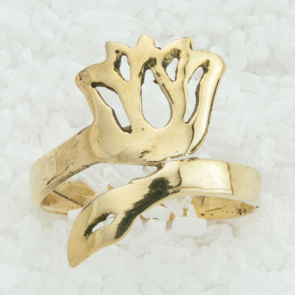 Lotus Brass Ring BR-C2